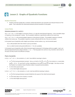 Algebra I Module 1, Topic A, Lesson 2: Teacher Version