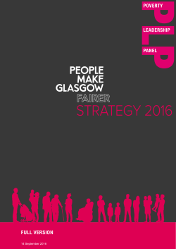 strategy 2016 - Glasgow City Council