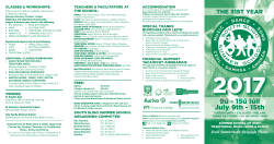 9&uacute; - 15&uacute; I&uacute;il July 9th - 15th