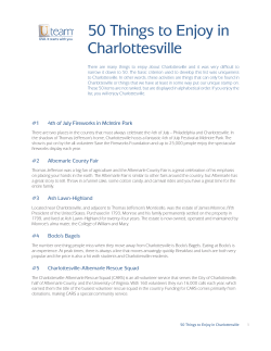 50 Things to Enjoy in Charlottesville - Medical Center