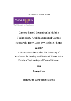 Games-Based Learning In Mobile Technology And Educational