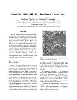Context-Driven Moving Vehicle Detection in