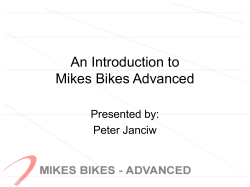 Mikes Bikes Intro Spring 05