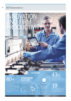 INNOvATION AND fIRm PRODucTIvITy