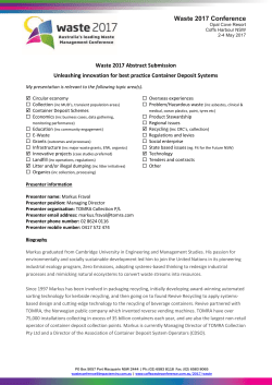 Coffs Harbour Waste 2010 Conference