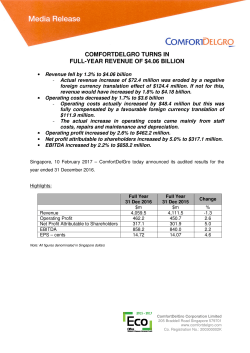 comfortdelgro turns in full-year revenue of $4.06 billion