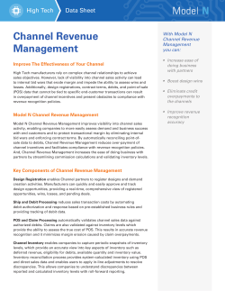 Channel Revenue Management