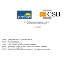 Review Domains, Scoring and Inputs