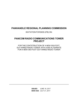 PANCOM Radio Communications Tower Project