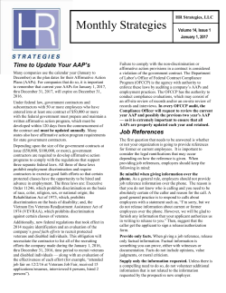October 2010 Monthly Strategies