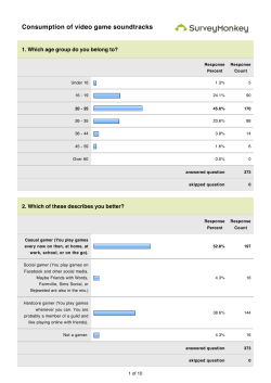 Consumption of video game soundtracks