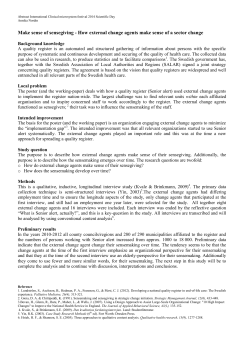 Making sense of sensegiving - how external change agents make