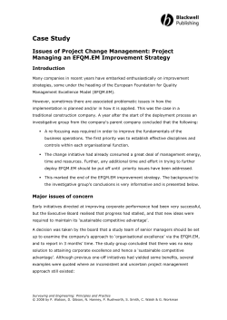 case study to be placed on the web as support reading