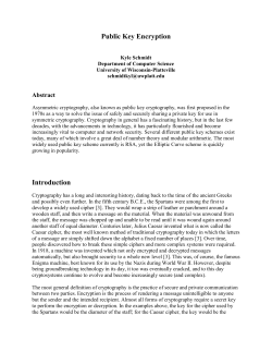Extended Euclidean Algorithm - University of Wisconsin