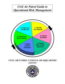 Civil Air Patrol Guide to Operational Risk