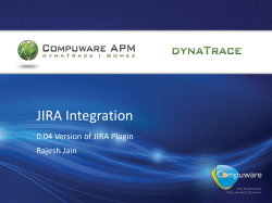 Install JIRA Plugin