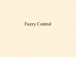 Fuzzy Control