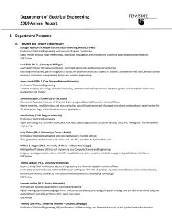 Annual port - Computer Science Penn State