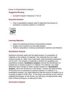 Lesson 4.8 quantitative analysis