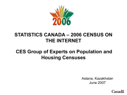 Conference of European Statisticians