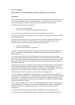 Proof of Copying - Andrew Brown QC