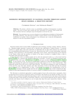 Modeling heterogeneity in random graphs