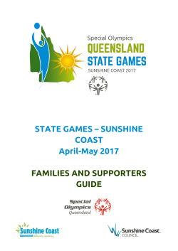 STATE GAMES - Special Olympics Australia