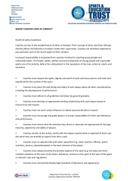 coaches-code-of-conduct-2016-17 - Wycombe Wanderers | Sports