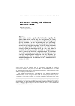 Risk-neutral Modeling with Affine and Nonaffine Models