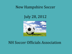 NHIAA Power Point Presentation by Steve Beals