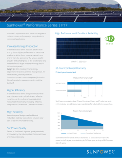 P17 Series Commercial Solar Panels