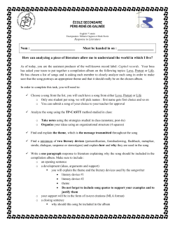 ÉCOLE SECONDAIRE PÈRE-RENÉ-DE