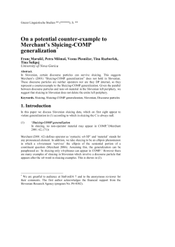 On a potential counter-example to Merchant`s Sluicing