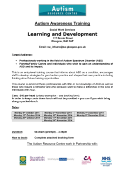 Autism Awareness Training