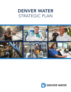 Denver Water Strategic Plan