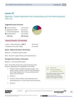 Grade 3 Mathematics Module 5, Topic E, Lesson 27