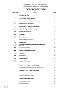 Temporary Athletic Team Coach - Ceres Unified School District