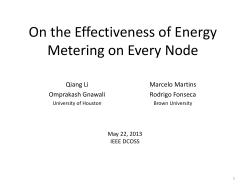 On the Effectiveness of Energy Metering on Every Node