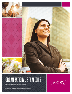 Organizational Strategies