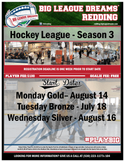 Hockey League - Season 3 - Big League Dreams