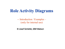 Role Activity Diagram (RAD) - IFS