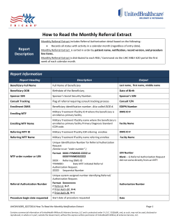 How to Read the Monthly Referral Extract