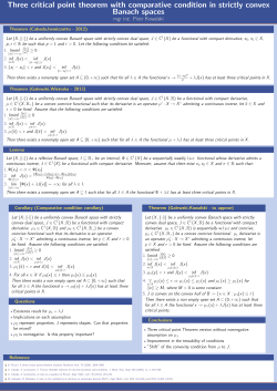 Three critical point theorem with comparative condition in strictly
