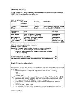 financial services - Glasgow City Council