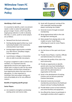 Players - Wilmslow Town