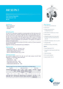 MR 50 PN 1 EN05 data sheet, 30/07/2013