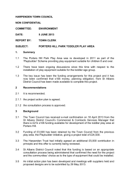 Porters Hill Park Toddler Play Area