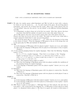 CSE 355 HOMEWORK THREE PART 1 We play