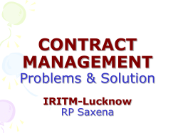 contract-management-IRITM - Indian Railways Institute of Transport