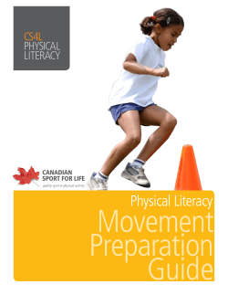 Physical Literacy Movement Preparation Guide